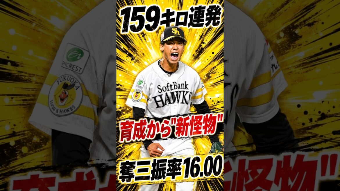 【投げっぷり◎】育成から"新怪物"誕生？　鷹・尾形崇斗の「火の玉ストレート」がやばい