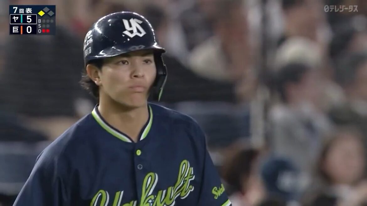 【ヤクルト】“鈴木叶”2点タイムリースリーベース！【巨人×ヤクルト】