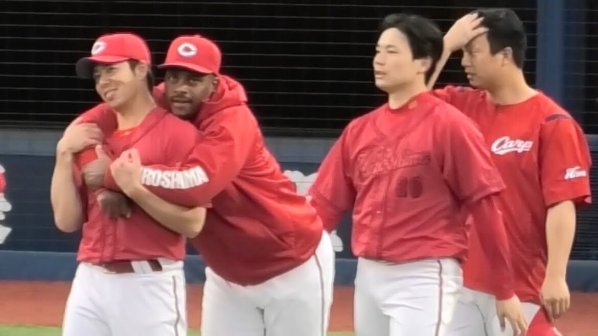 広島カープ、DeNA戦の連敗を止めた勝利のハイタッチ！野間とモンティはイチャイチャ、栗林は最後の最後まで礼儀を忘れない！広島カープvs横浜DeNA 2026年5月6日