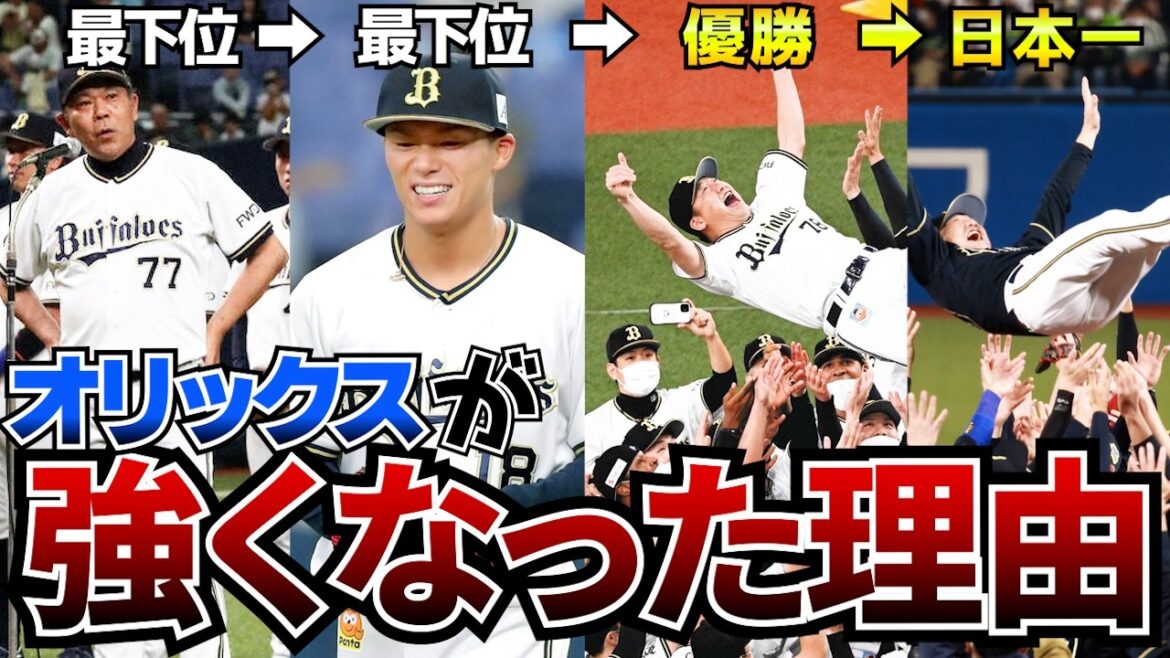 なぜオリックスバファローズは優勝できたのか？中嶋監督の力が偉大だから？暗黒から脱した理由を徹底解説します。