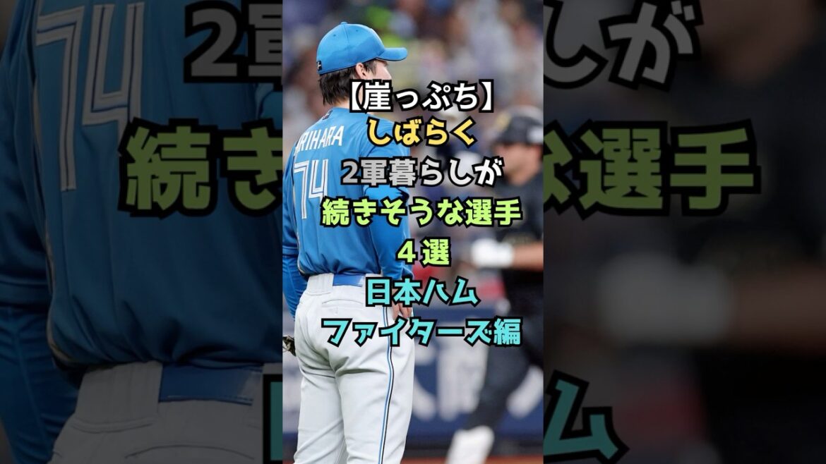崖っぷち　しばらく２軍暮らしが長続きしそうな選手４選#北海道日本ハムファイターズ