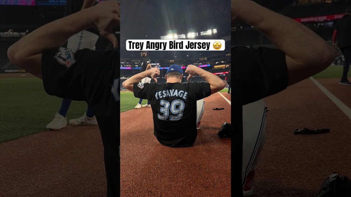 Trey Yesavage Day: The Angry Bird Way 😡😂 #MLB #BlueJays #Toronto