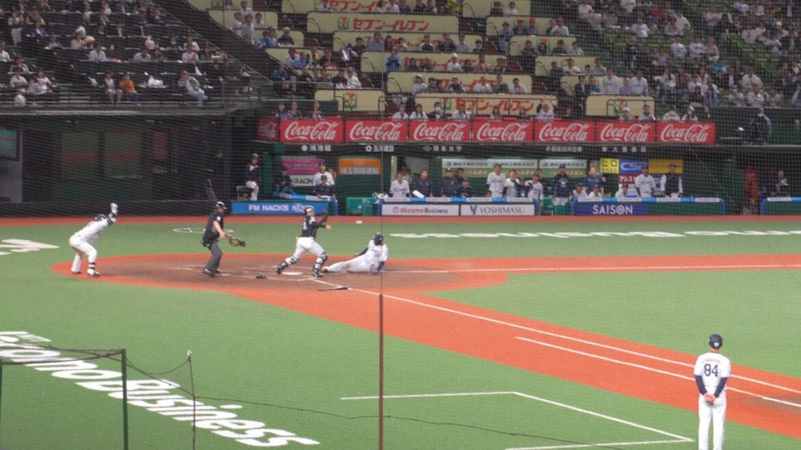 西武 岸潤一郎 犠牲フライ　西武 vs ソフトバンク　2026年4月22日(水)　ベルーナドーム