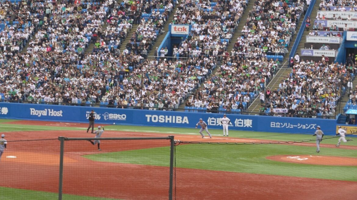 阪神 熊谷敬宥 ナイスプレー この試合2つ目　ヤクルト vs 阪神　2026年4月29日(水)　神宮球場