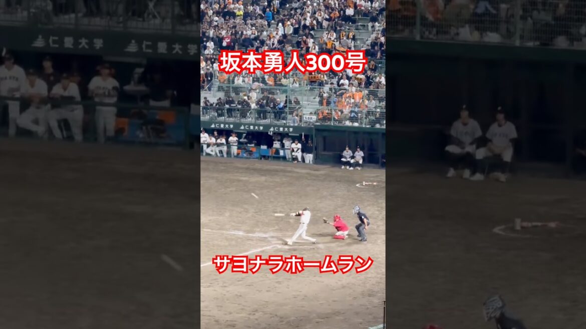 やっぱりスター。坂本勇人、300号サヨナラホームラン #読売ジャイアンツ #坂本勇人 #shorts