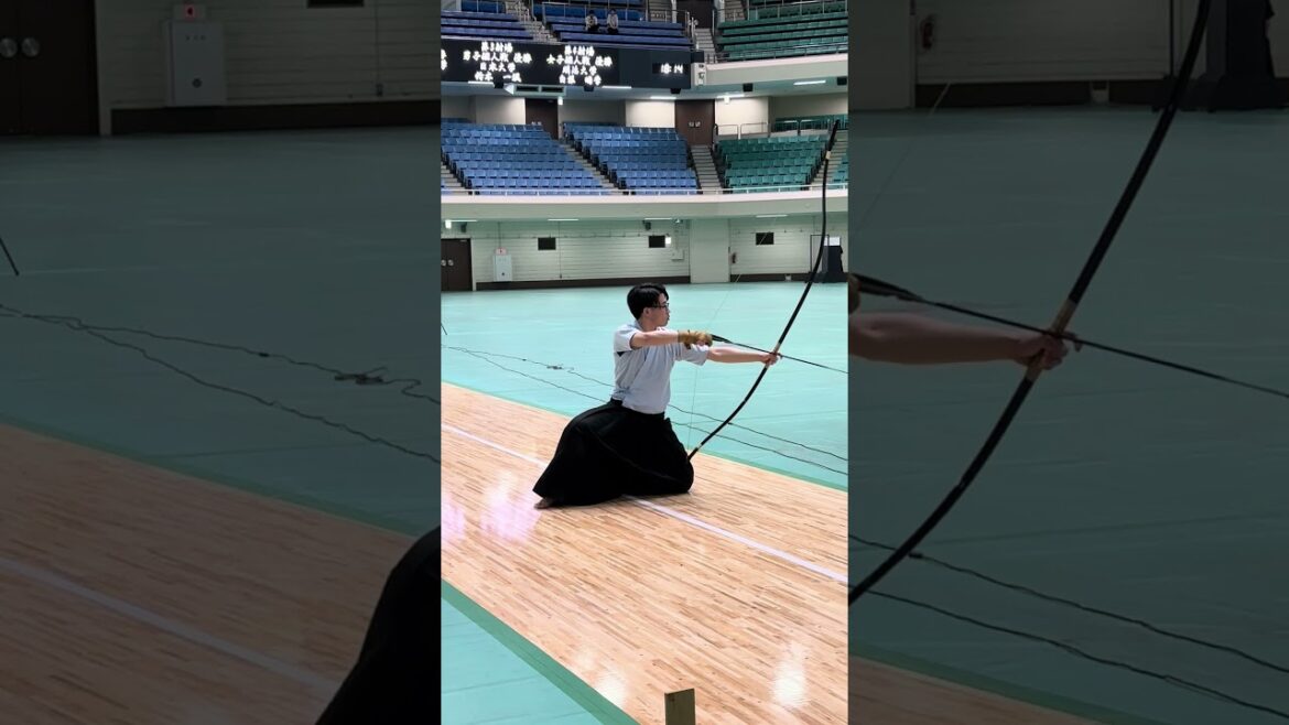第55回全関東学生弓道選手権大会 男子団体戦優勝 筑波大学4年 稲葉侑真選手