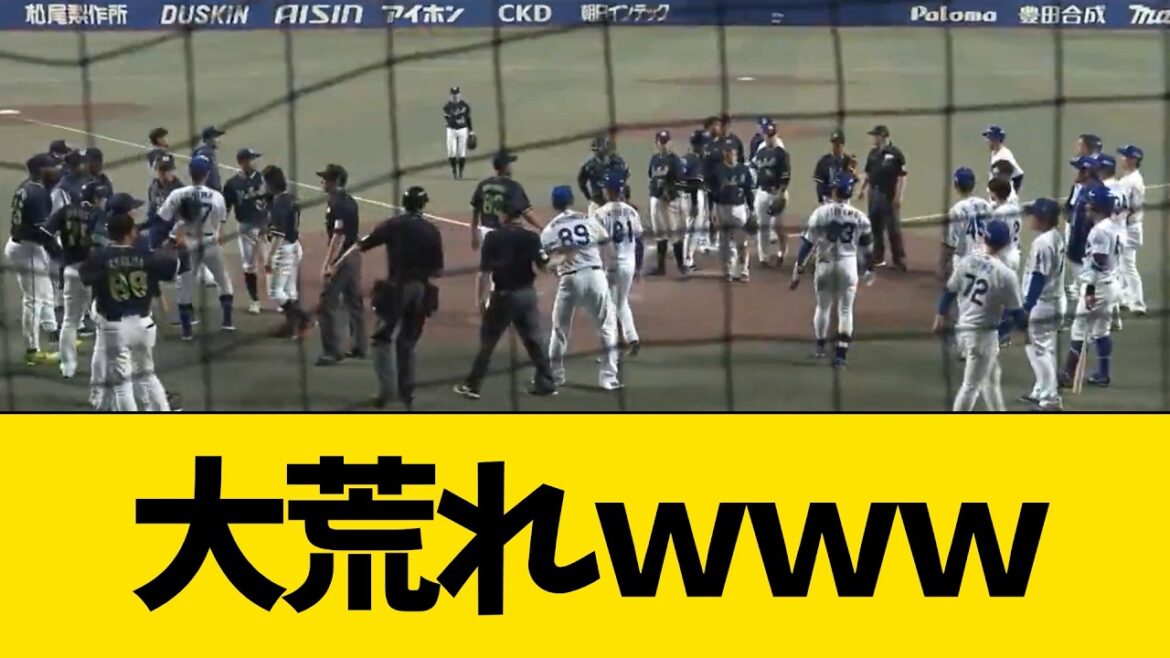 【死球祭り】中日ヤクルト、乱闘騒ぎw【プロ野球】 【死球祭り】中日ヤクルト、乱闘騒ぎw【プロ野球】