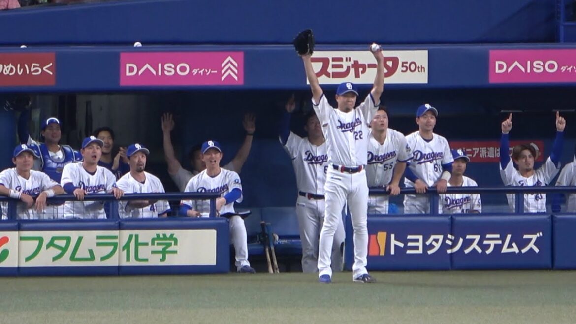 石川昂弥の今季初ホームランの瞬間のドラゴンズベンチ！！