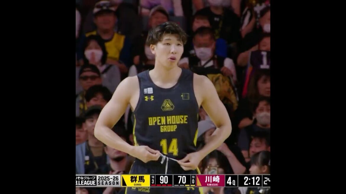 待望の瞬間‼ 群馬 #佐藤誠人 B1初得点㊗ アリウープダンクも披露しアリーナ大歓喜🙌🙌