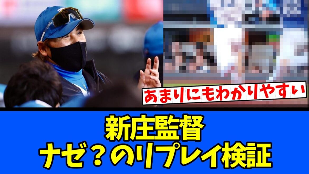 【日ハム】新庄監督・ナゼ？のリプレイ検証！