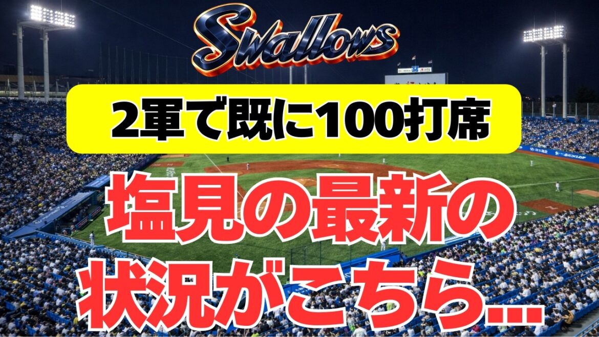 【ヤクルト】昇格が待ち望まれる塩見の最新の状況がこちら