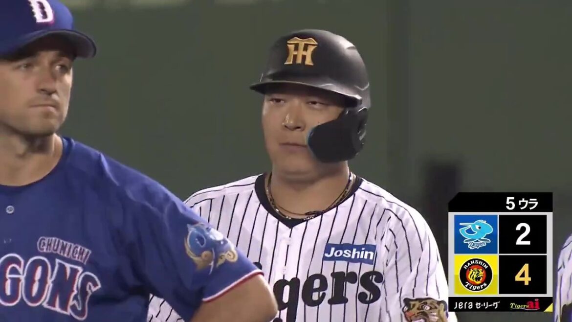 Hanshin-Tigers: 【貴重な追加点】5回裏、二死1・2塁から#大山悠輔 選手がレフト前タイムリーヒットを放つ!!【2026/5/19 T-D 】 【貴重な追加点】5回裏、二死1・2塁から#大山悠輔 選手がレフト前タイムリーヒットを放つ!!【2026/5/19 T-D 】