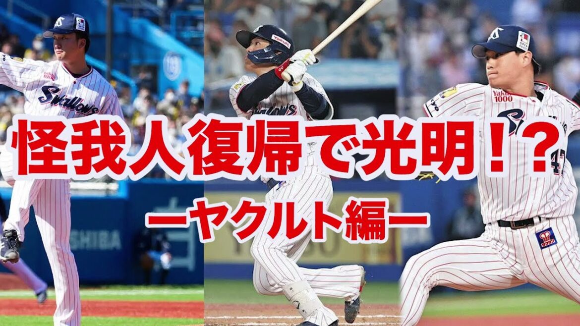 【プロ野球】ヤクルトは交流戦でかなり有利⁉️大西や赤羽など怪我人が多いが伸び代が高すぎる