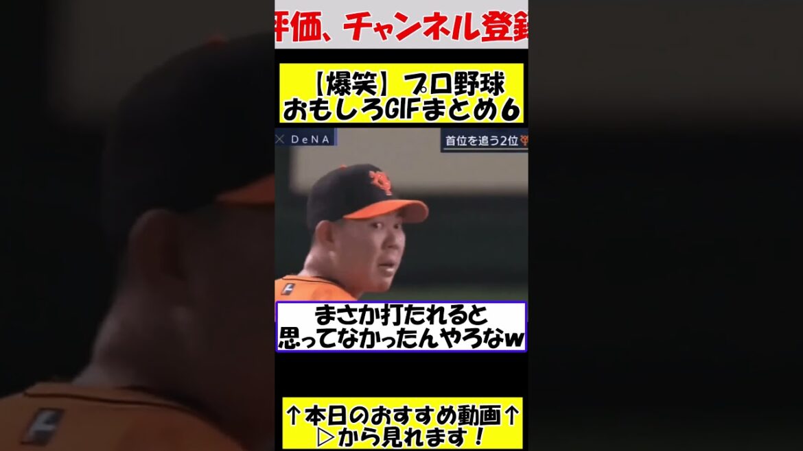 【爆笑】プロ野球GIFまとめ6【 なんj反応集】 【爆笑】プロ野球GIFまとめ6【 なんj反応集】