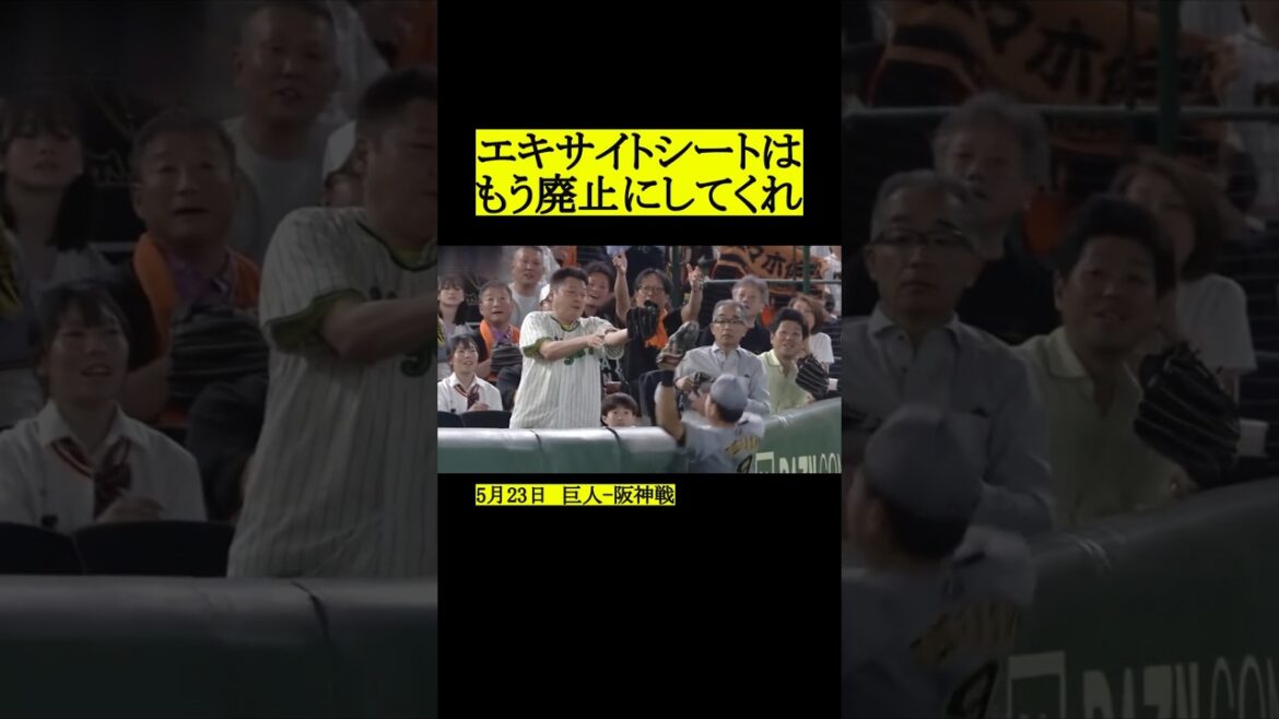 エキサイトシート廃止にしてくれ #プロ野球 #阪神タイガース #野球
