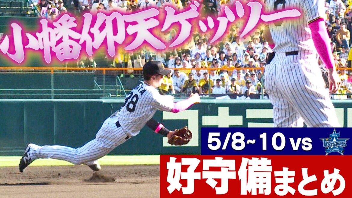 【小幡たまらん】DeNAとの3連戦で飛び出した好守備をまとめてお届け!!阪神タイガース密着!応援番組「虎バン」ABCテレビ公式チャンネル 【小幡たまらん】DeNAとの3連戦で飛び出した好守備をまとめてお届け!!阪神タイガース密着!応援番組「虎バン」ABCテレビ公式チャンネル