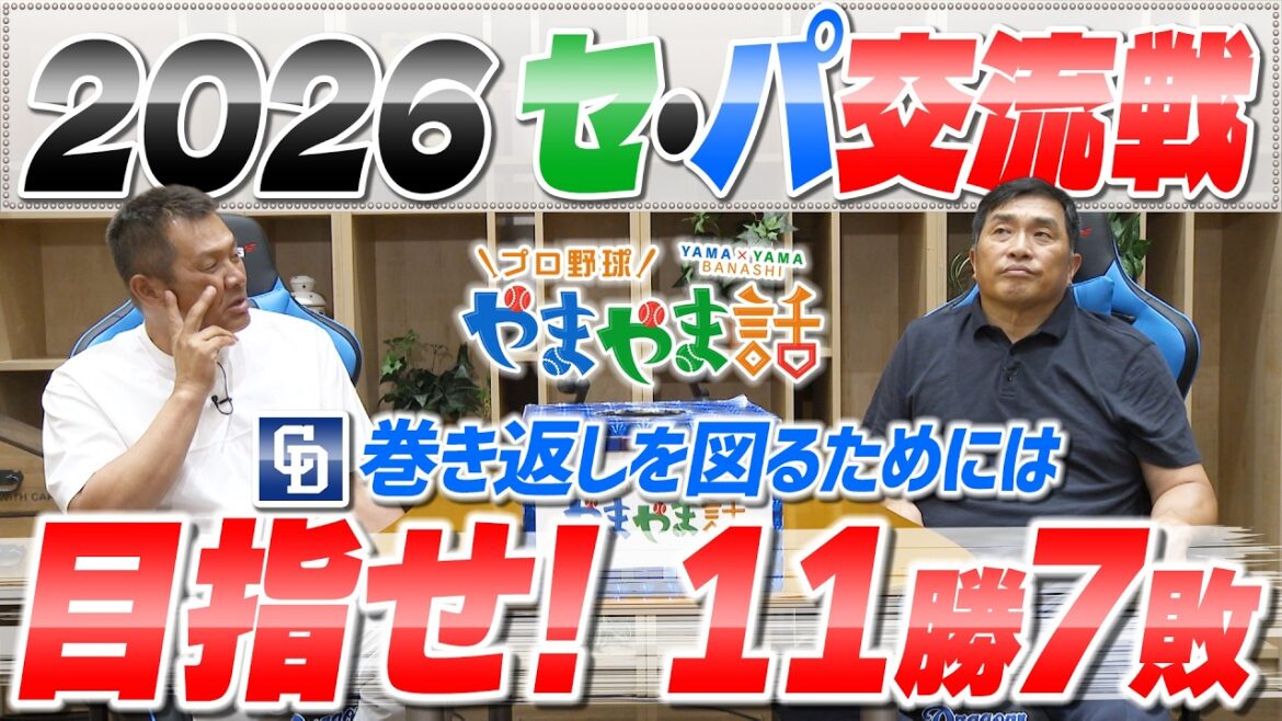 山本昌&山﨑武司 プロ野球 やまやま話「セ・パ交流戦ドラ巻き返しなるか」 山本昌&山﨑武司 プロ野球 やまやま話「セ・パ交流戦ドラ巻き返しなるか」