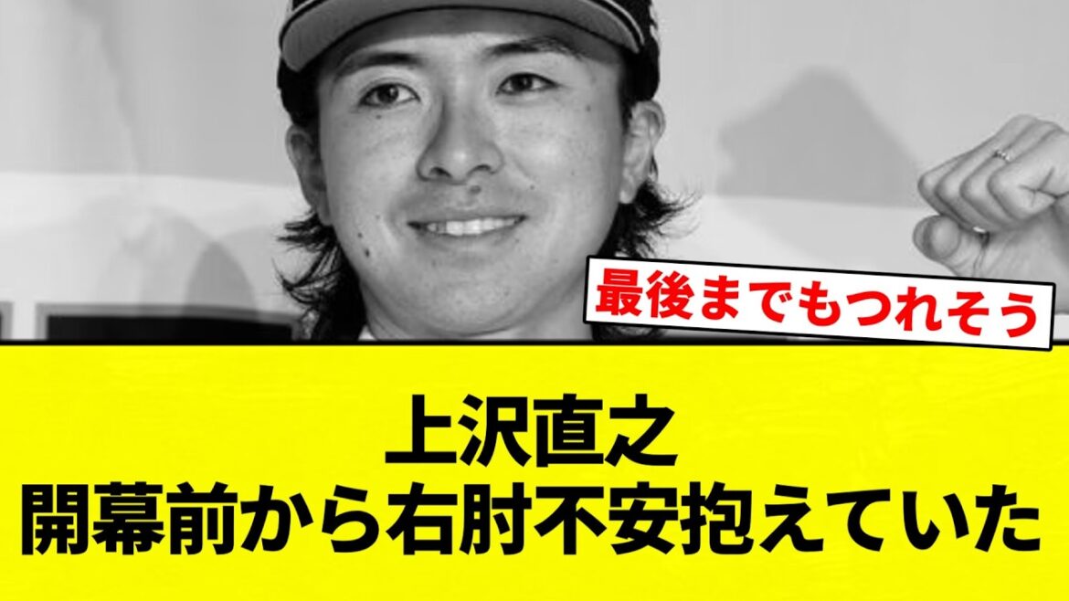 【ええ...】上沢直之 開幕前から右肘不安抱えていた【プロ野球反応集】【2chスレ】【なんG】