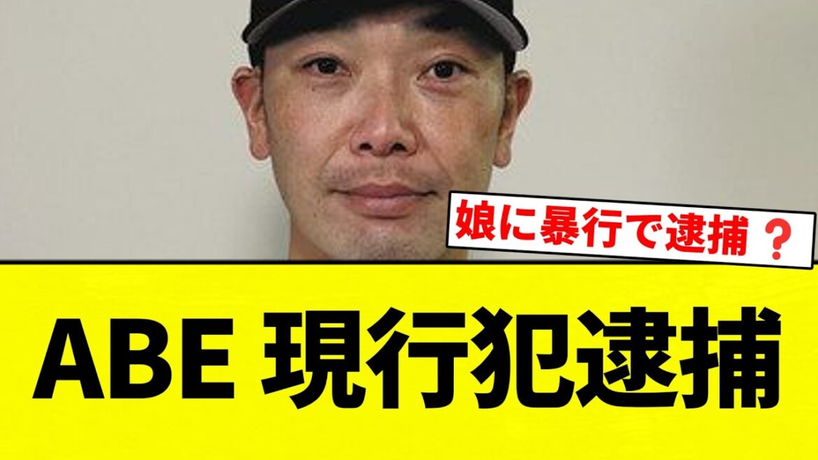 【速報】阿部慎之助 現行犯逮捕【プロ野球反応集】【2chスレ】【なんG】