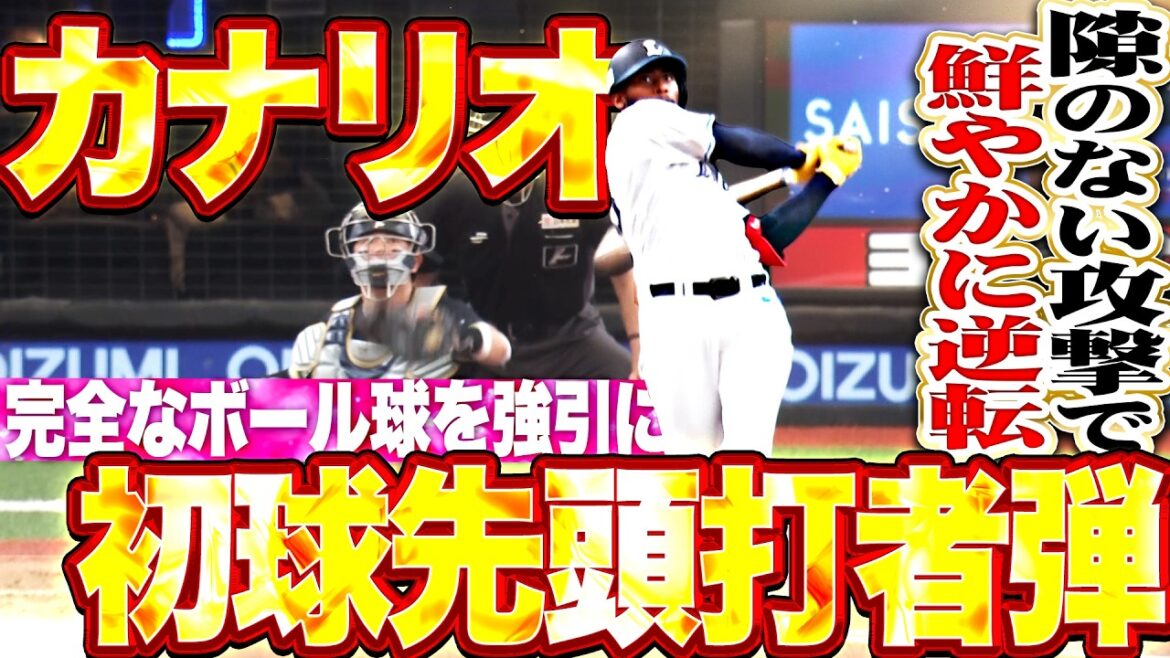 【鮮やか逆転劇】カナリオ『完全なボール球を…初球先頭打者ホームラン!! その後も見せた隙のない攻撃!!』