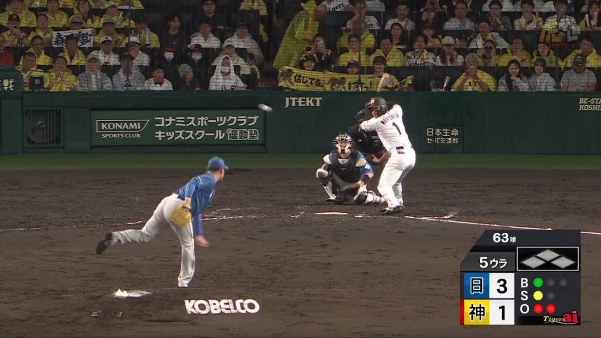 Hanshin-Tigers: 【反撃弾】5回裏、#森下翔太選手 がレフトスタンドへ第12号ソロホームランを放つ【2026/5/27 T-F 】 【反撃弾】5回裏、#森下翔太選手 がレフトスタンドへ第12号ソロホームランを放つ【2026/5/27 T-F 】