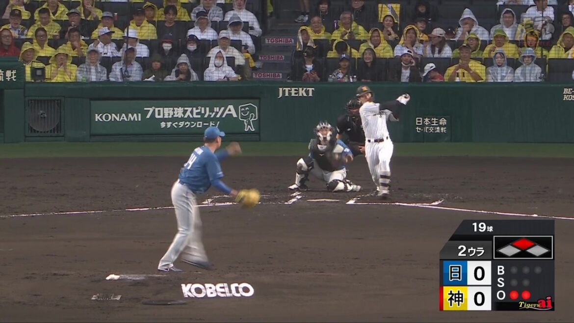 Hanshin-Tigers: 【先制点】2回裏、二死1塁で#坂本誠志郎 選手がレフト前へ先制タイムリーヒットを放つ【2026/5/27 T-F 】 【先制点】2回裏、二死1塁で#坂本誠志郎 選手がレフト前へ先制タイムリーヒットを放つ【2026/5/27 T-F 】