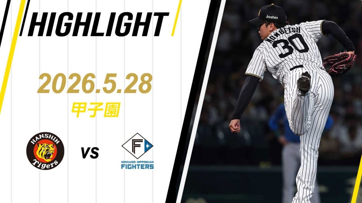【ハイライト】2026/5/28(木)阪神vs日本ハム(甲子園) 【ハイライト】2026/5/28(木)阪神vs日本ハム(甲子園)