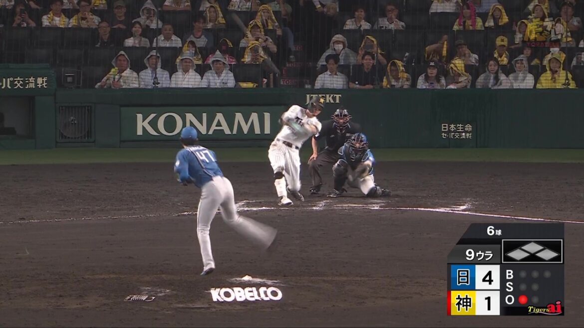Hanshin-Tigers: 【切り裂く】9回裏、#佐藤輝明 選手のホームランダービートップに立つライト第13号ソロホームラン!!【2026/5/28 T-F】 【切り裂く】9回裏、#佐藤輝明 選手のホームランダービートップに立つライト第13号ソロホームラン!!【2026/5/28 T-F】