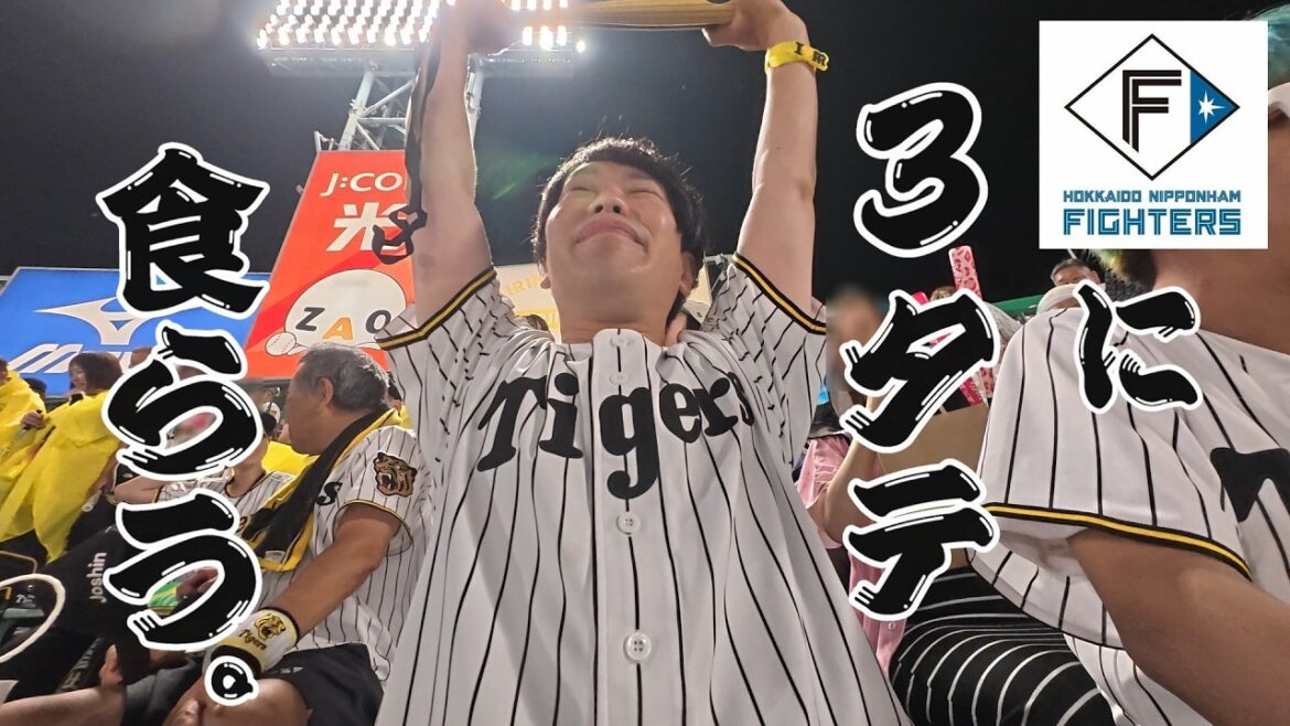 阪神タイガース、日ハムに3タテされる。 阪神タイガース、日ハムに3タテされる。