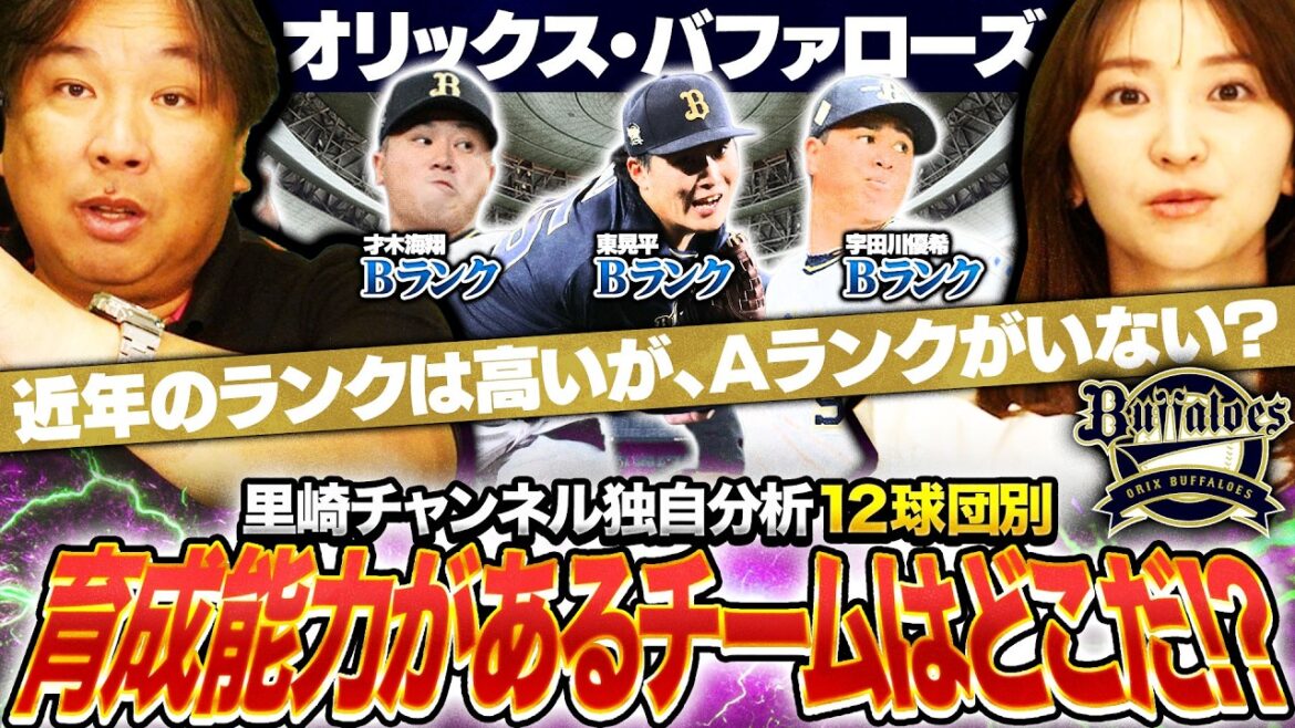 【育成能力チェック】『近年の育成はいいが怪我で離脱…』オリックスは可能性を秘めてる選手が多い‼︎各球団の育成能力を里崎指数で評価します【オリックス編】 【育成能力チェック】『近年の育成はいいが怪我で離脱…』オリックスは可能性を秘めてる選手が多い‼︎各球団の育成能力を里崎指数で評価します【オリックス編】