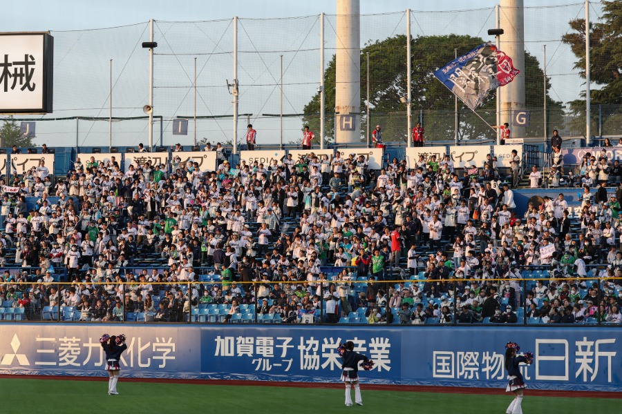 プロ野球中継で騒然…スタンドにいた”美女”の正体 本人も驚く大バズり「さすが」 | Full-Count 神宮球場に集まるヤクルトファン【写真:加治屋友輝】