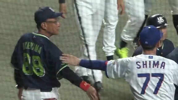 中日・井上一樹監督、乱闘寸前となったことについて説明する