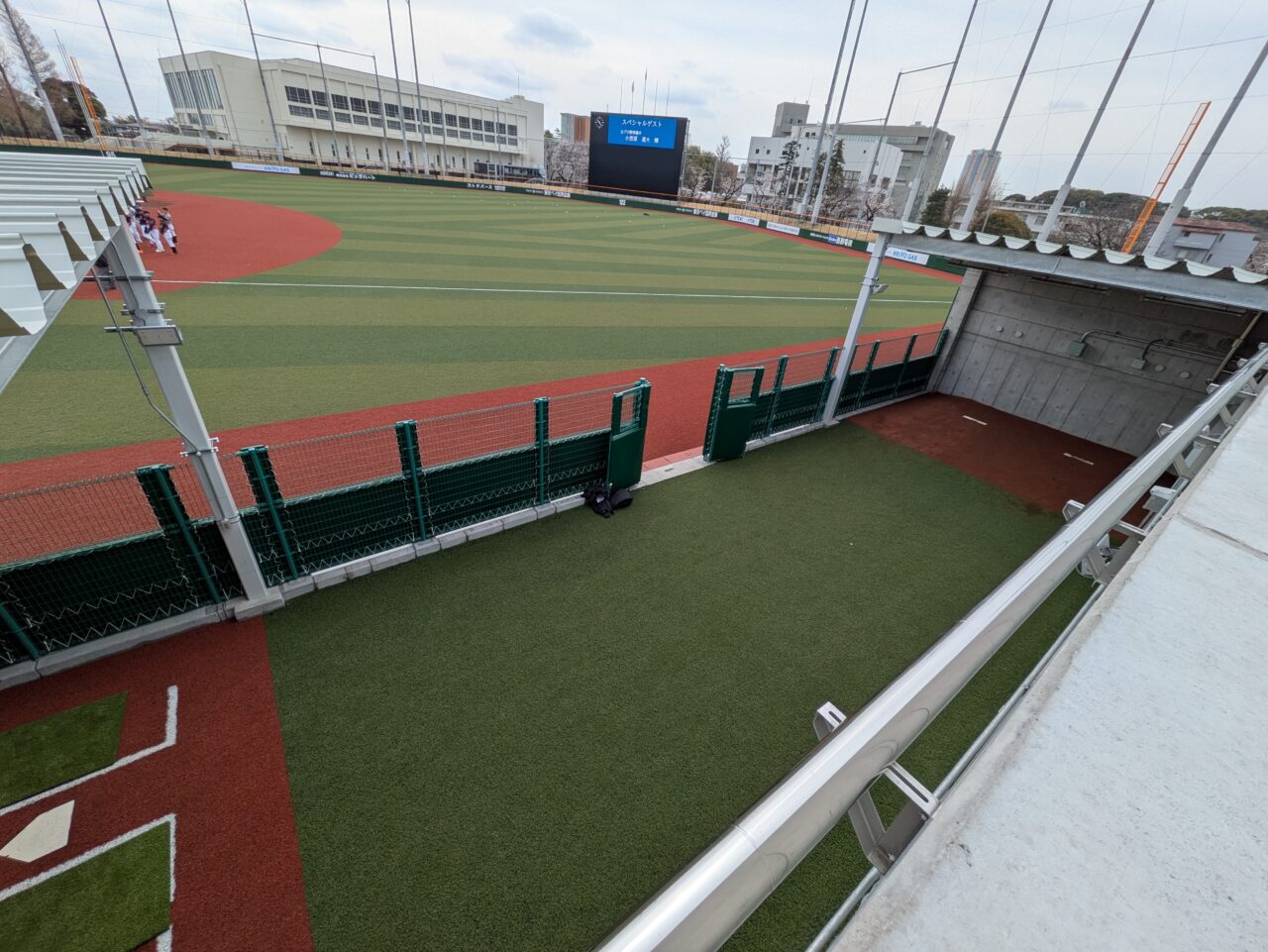 国府台スタジアムのブルペン