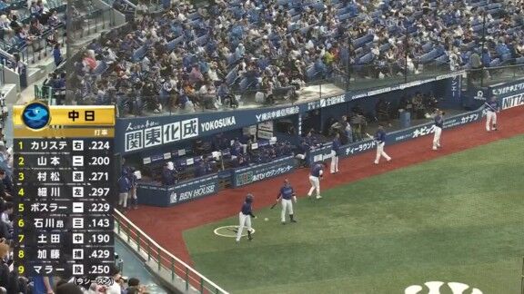 中日ドラゴンズ、DeNA3連戦で計40三振に