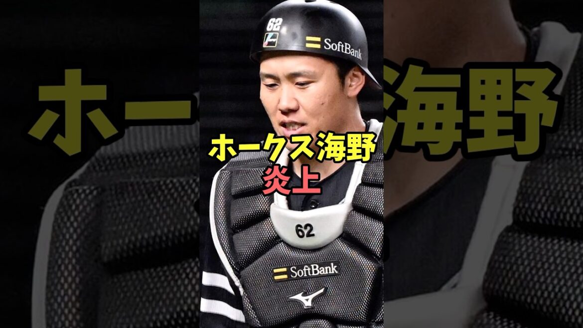 ホークス海野、炎上【福岡ソフトバンクホークス】 ホークス海野、炎上【福岡ソフトバンクホークス】